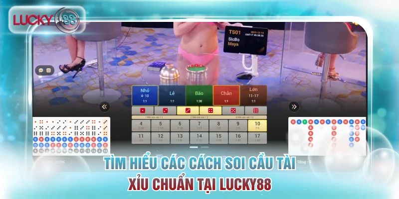 Tìm hiểu các cách soi cầu tài xỉu chuẩn tại Lucky88